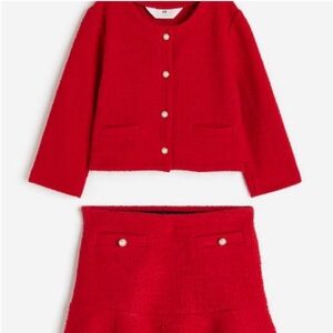 H&M Vibrant Red Knit Set